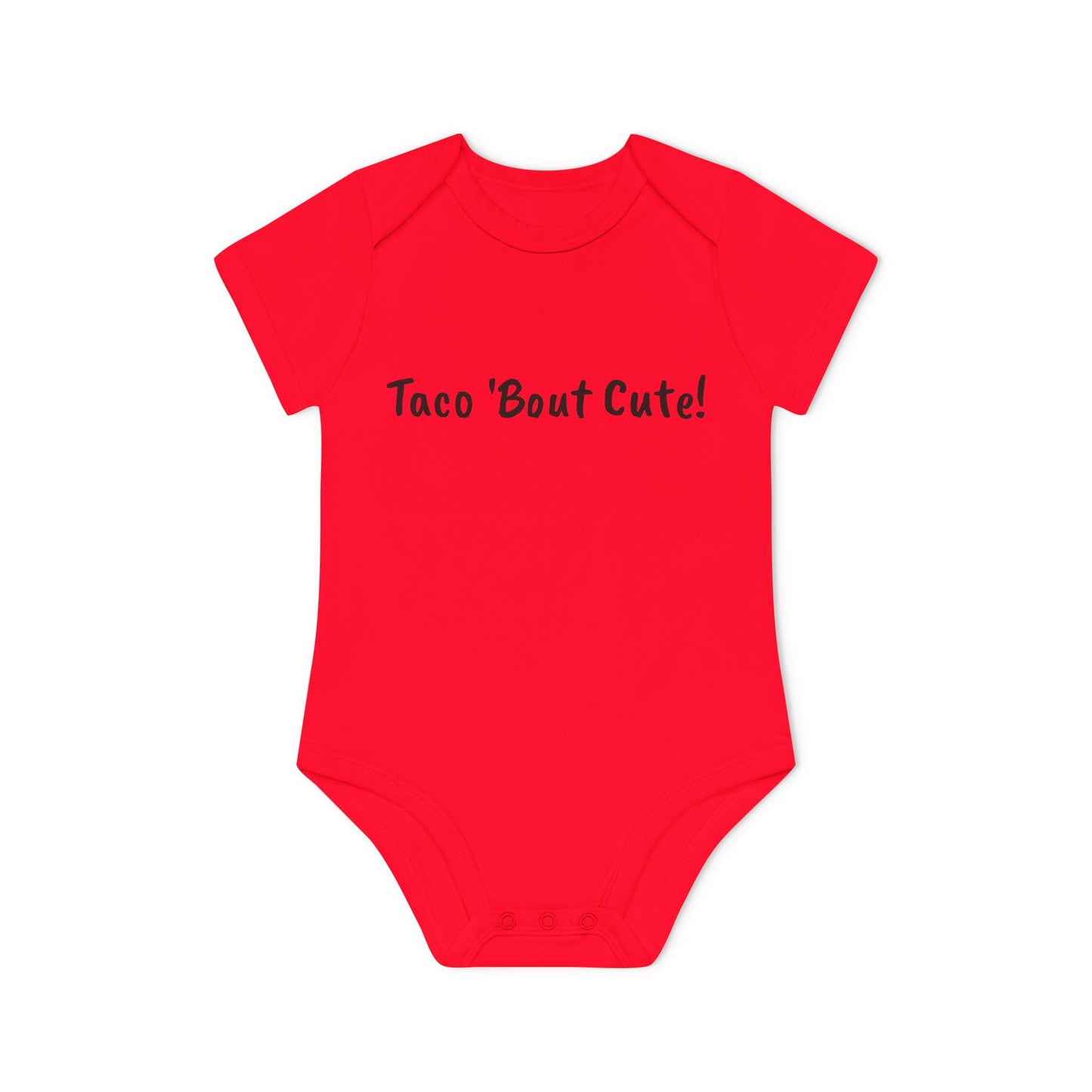 Taco 'Bout Cutie! Baby Organic Short Sleeve Bodysuit