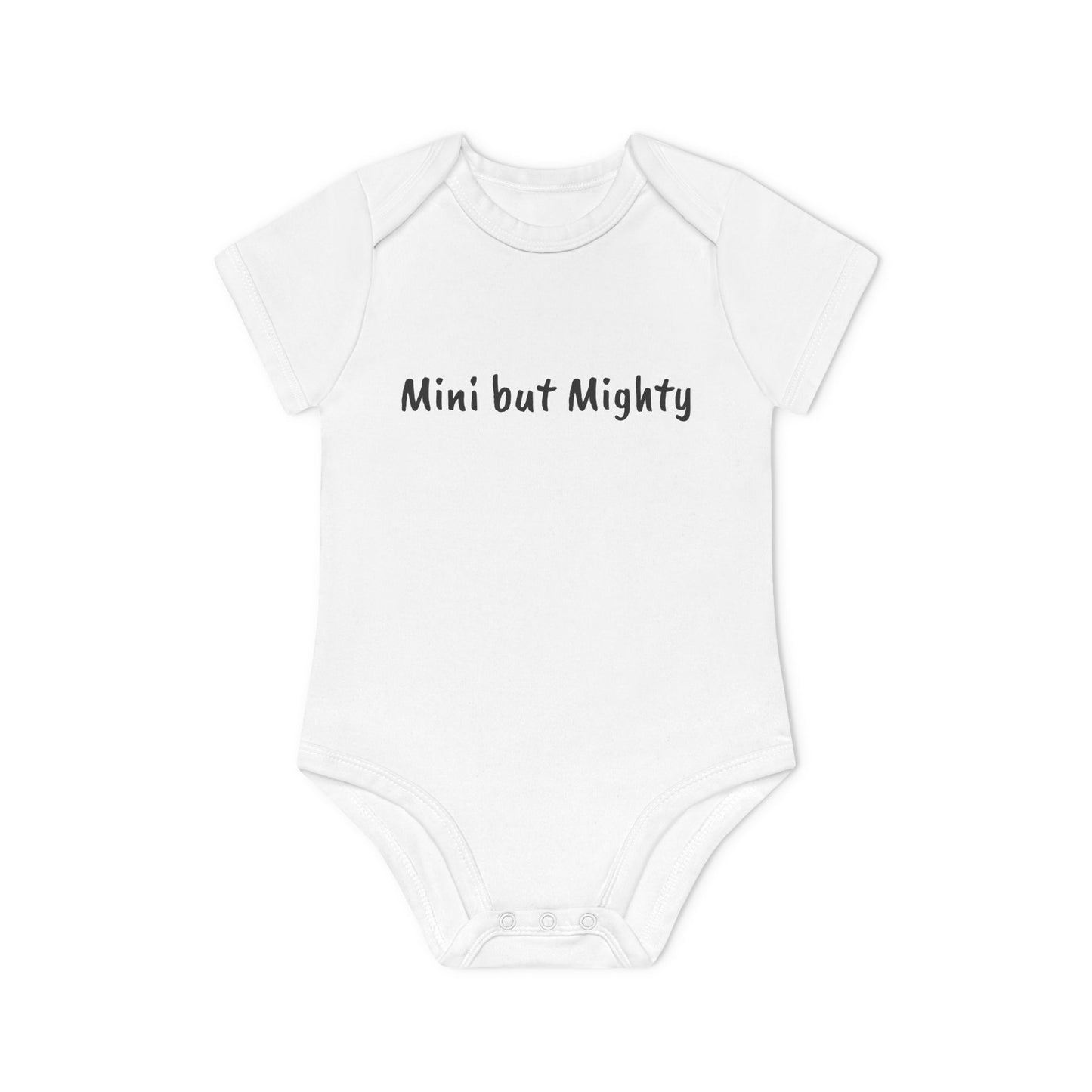 Mini but Mighty Baby Organic Short Sleeve Bodysuit