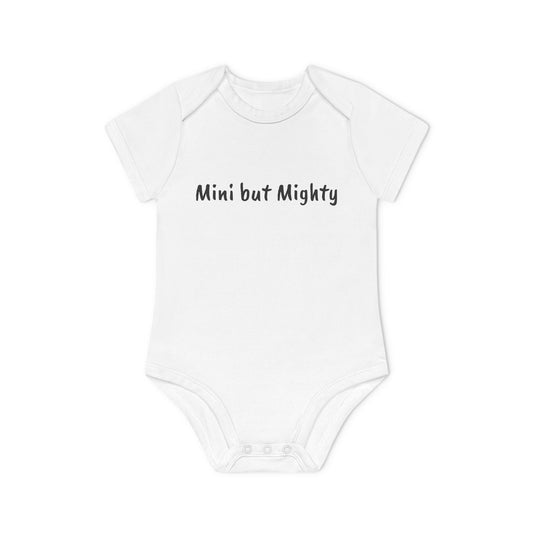 Mini but Mighty Baby Organic Short Sleeve Bodysuit