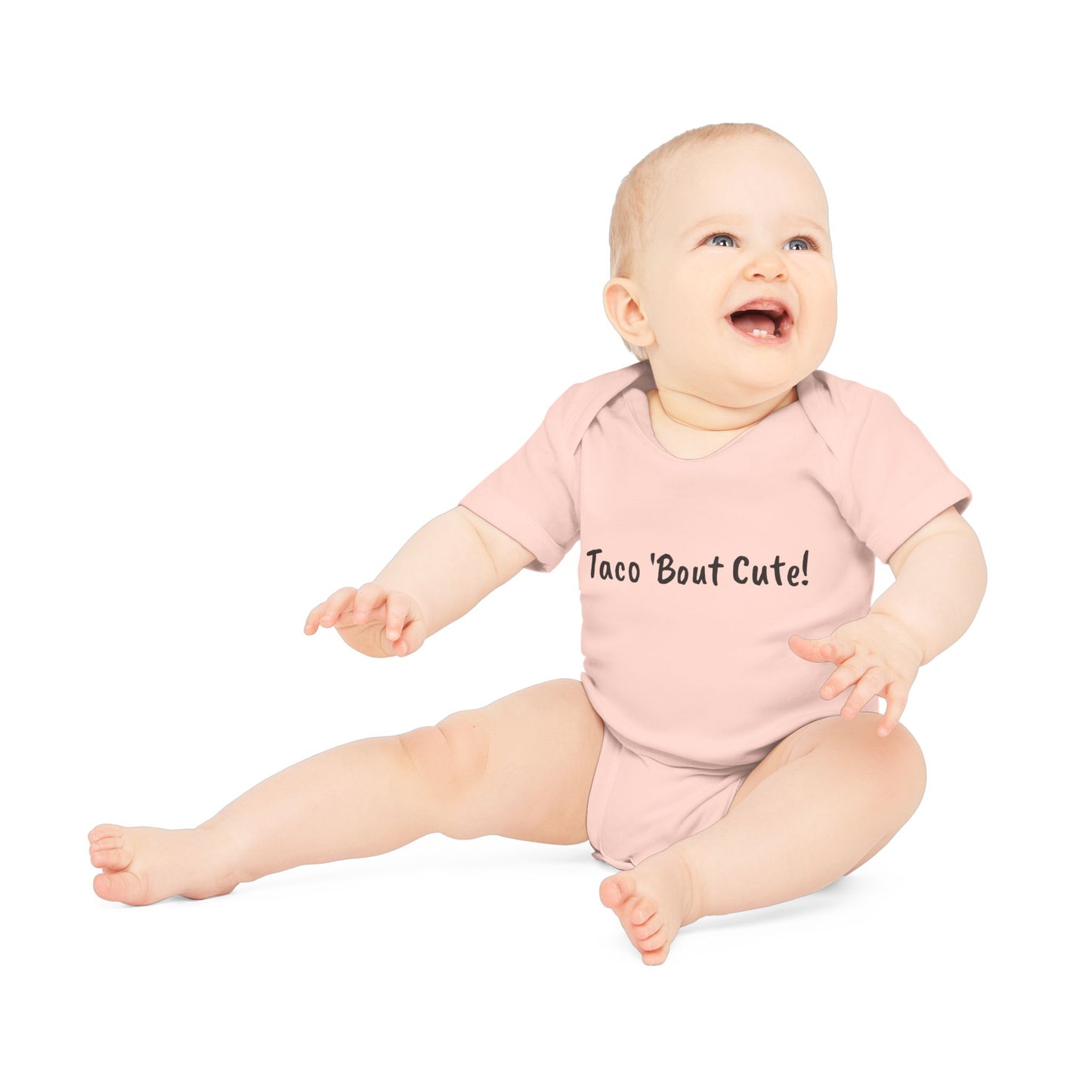 Taco 'Bout Cutie! Baby Organic Short Sleeve Bodysuit