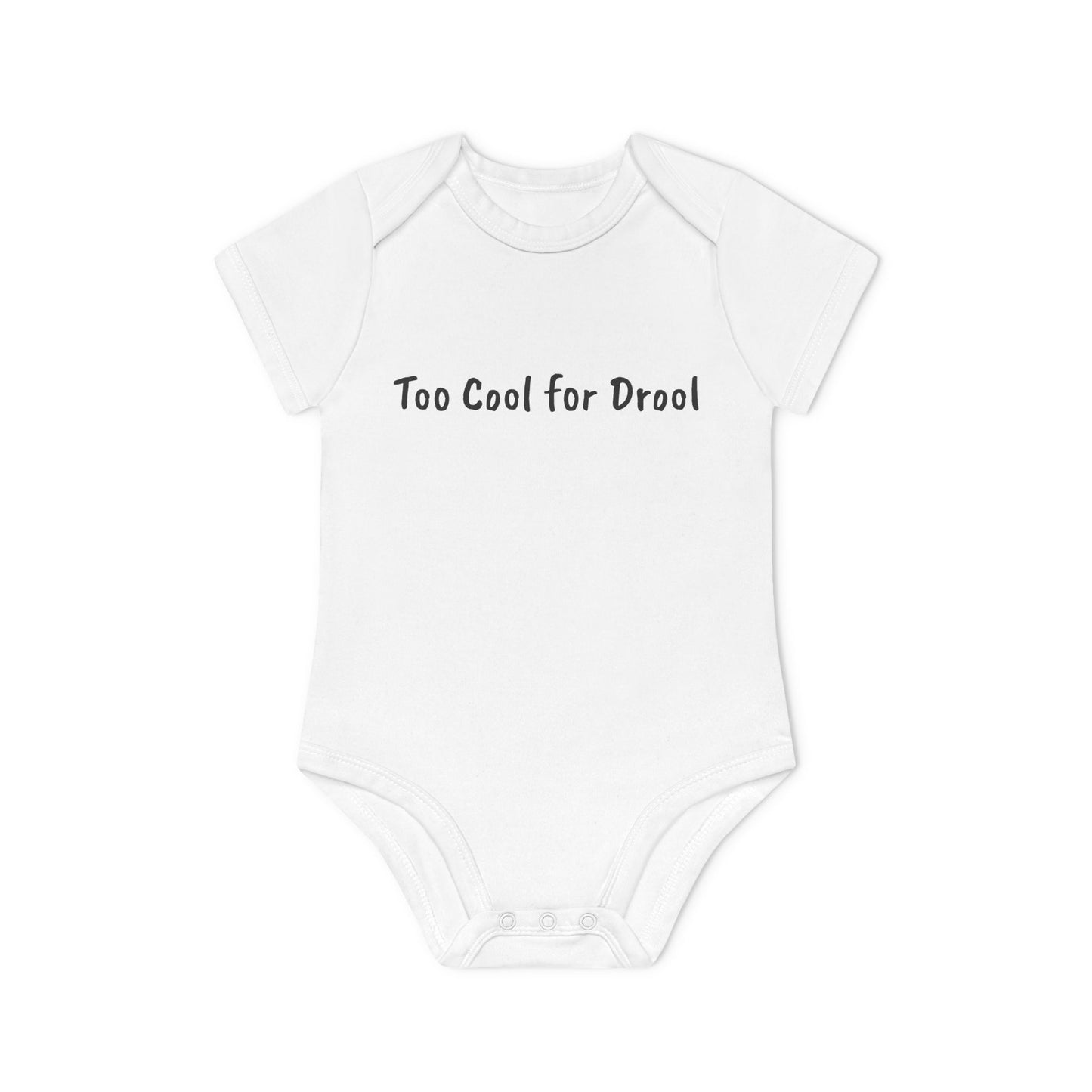 Too Cool For Drool Baby Organic Short Sleeve Bodysuit