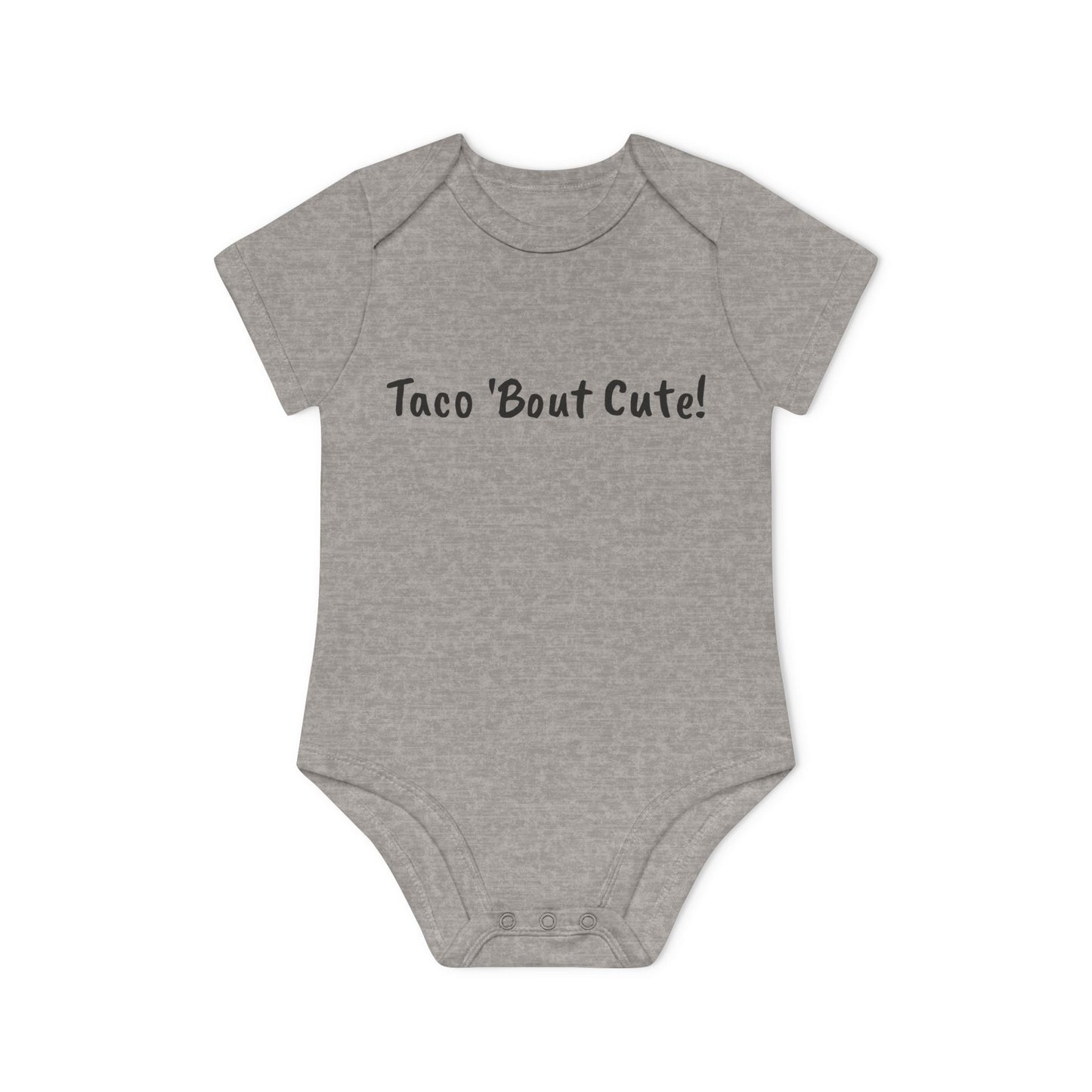 Taco 'Bout Cutie! Baby Organic Short Sleeve Bodysuit