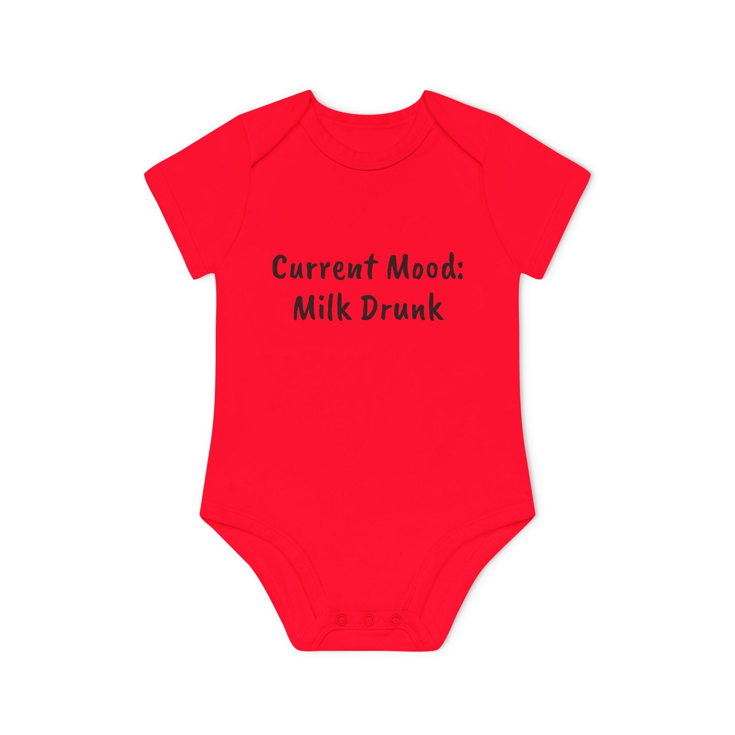 Current Mood: Milk Drunk Baby Organic Short Sleeve Bodysuit