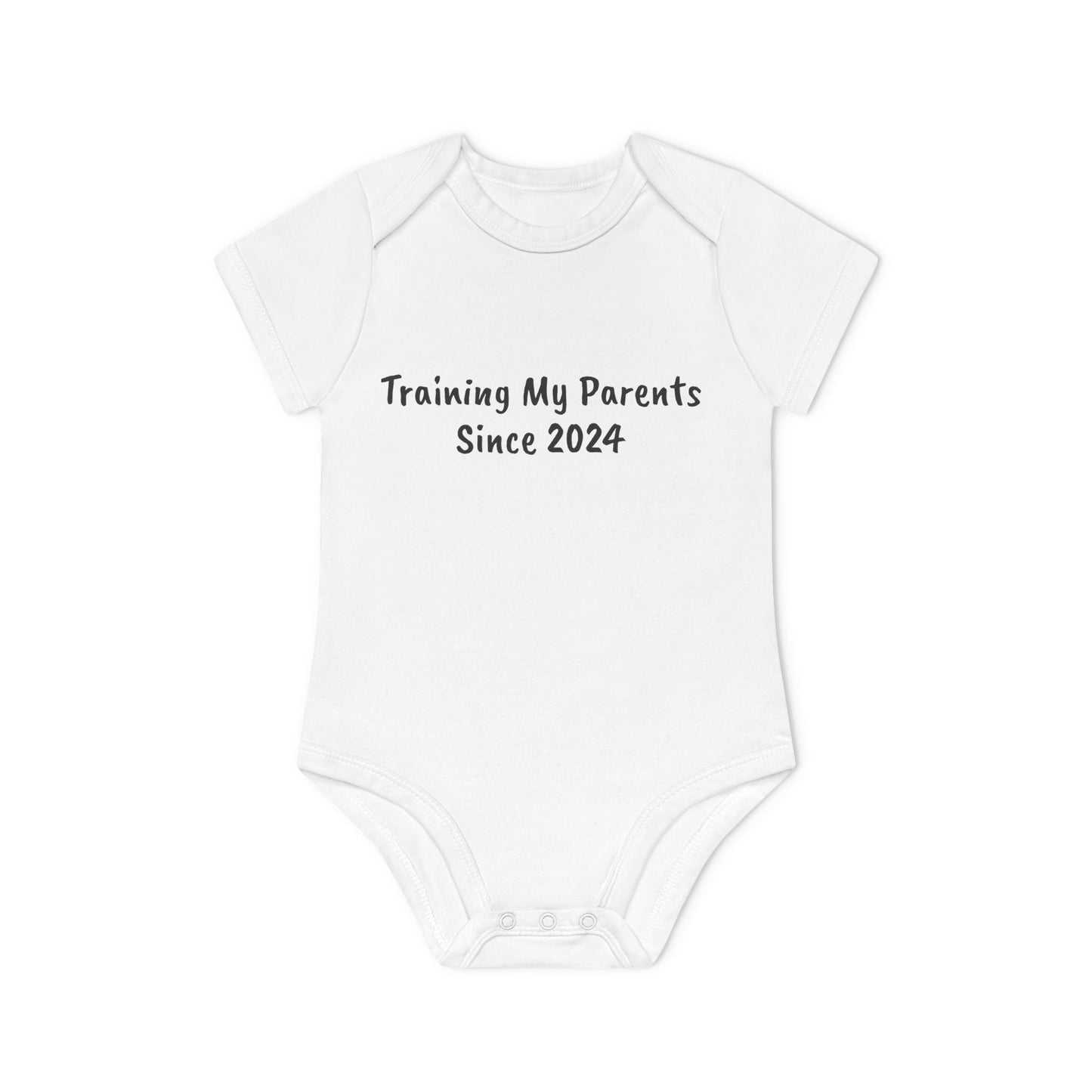 Training My Parents Baby Organic Short Sleeve Bodysuit