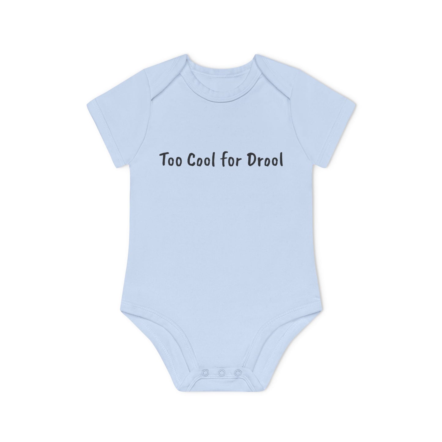 Too Cool For Drool Baby Organic Short Sleeve Bodysuit