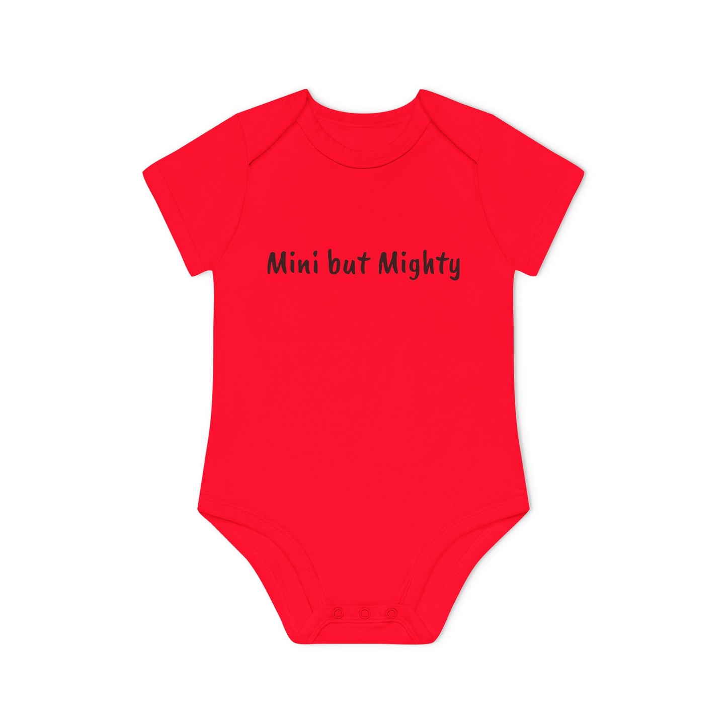 Mini but Mighty Baby Organic Short Sleeve Bodysuit