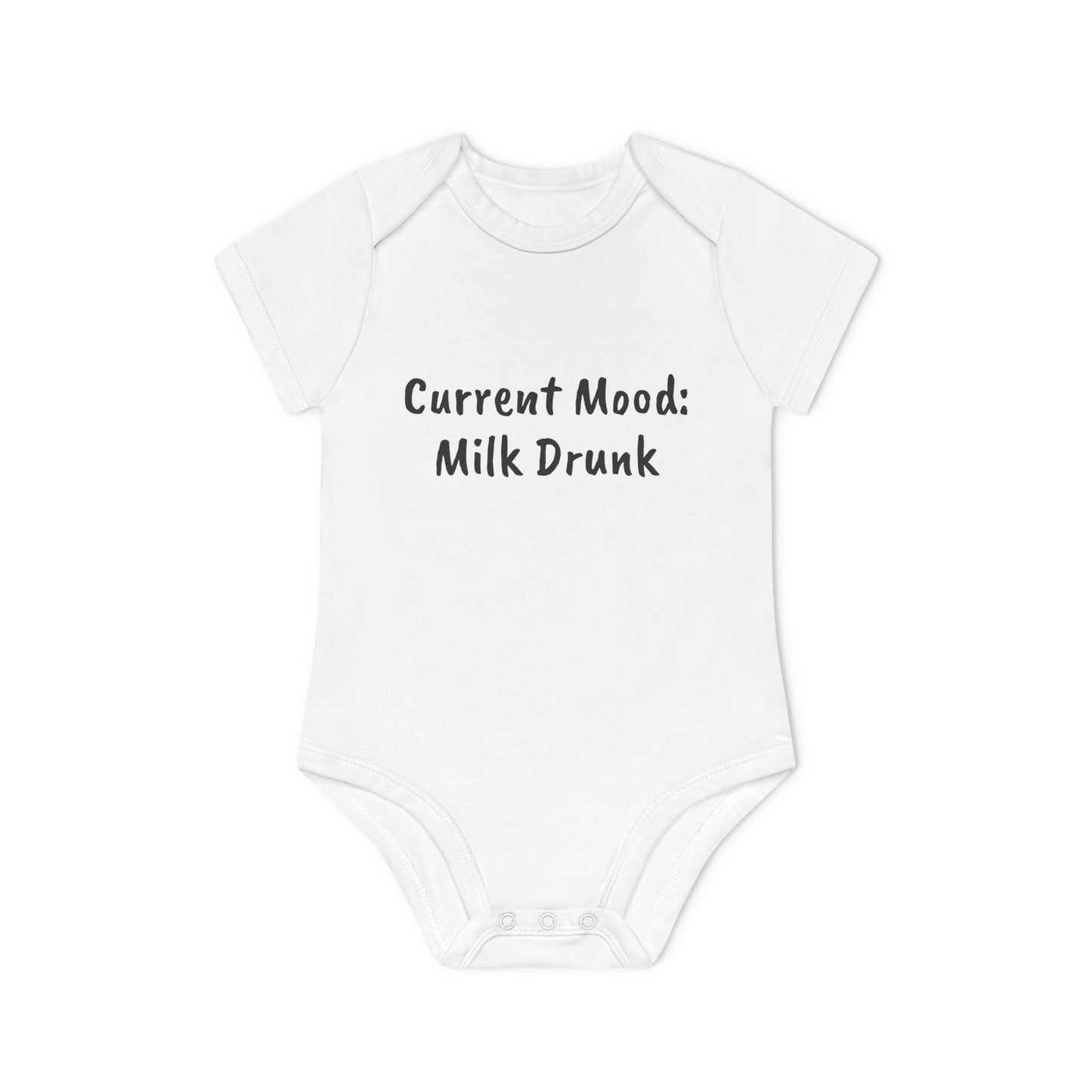 Current Mood: Milk Drunk Baby Organic Short Sleeve Bodysuit