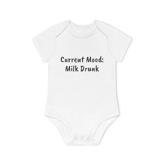 Current Mood: Milk Drunk Baby Organic Short Sleeve Bodysuit