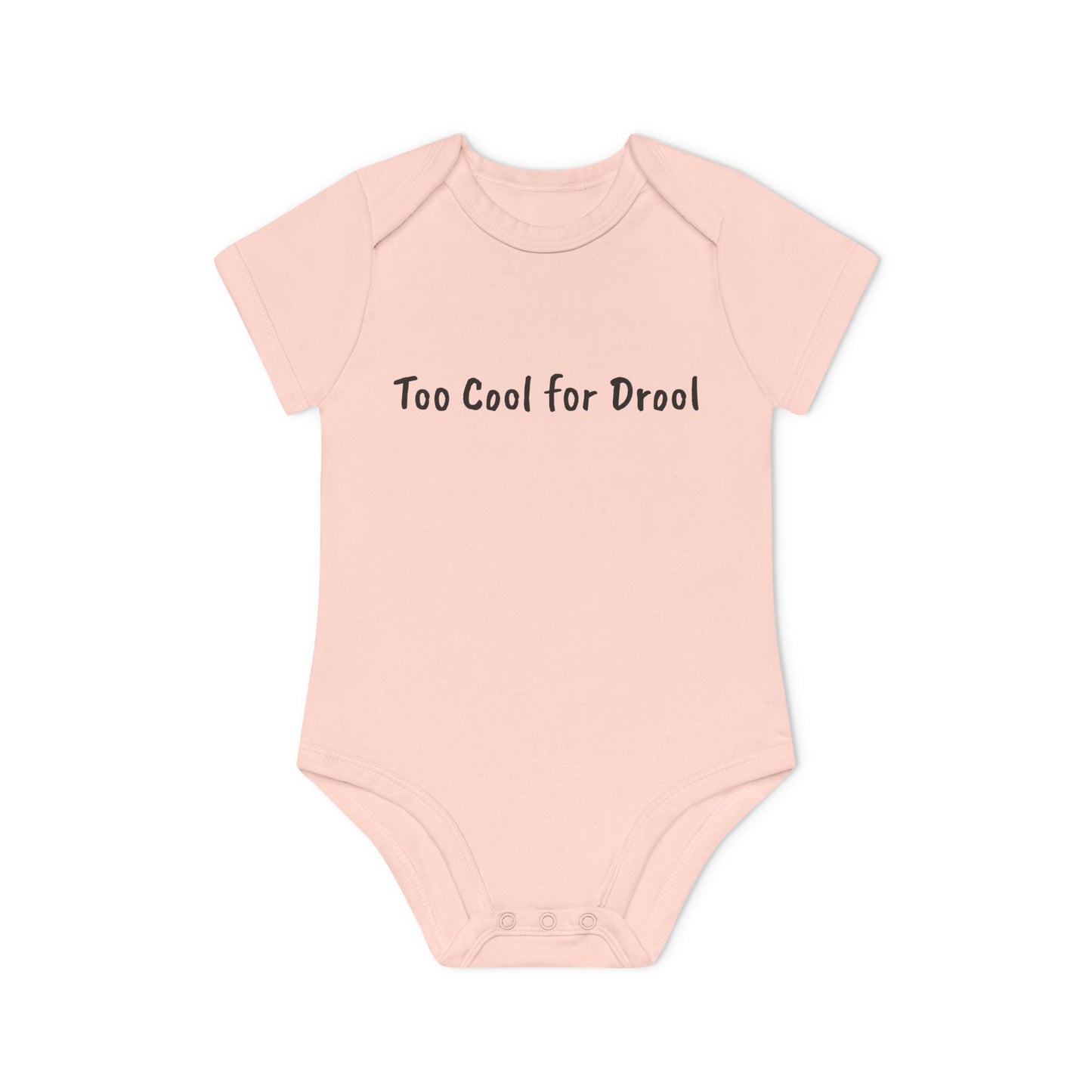 Too Cool For Drool Baby Organic Short Sleeve Bodysuit