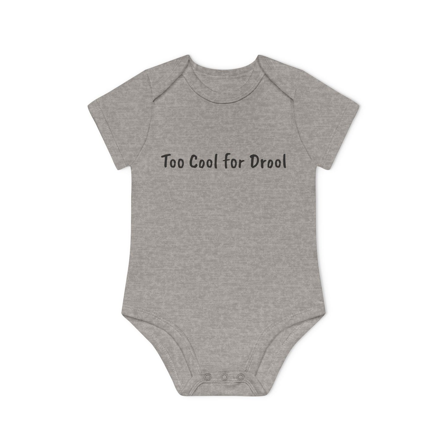 Too Cool For Drool Baby Organic Short Sleeve Bodysuit