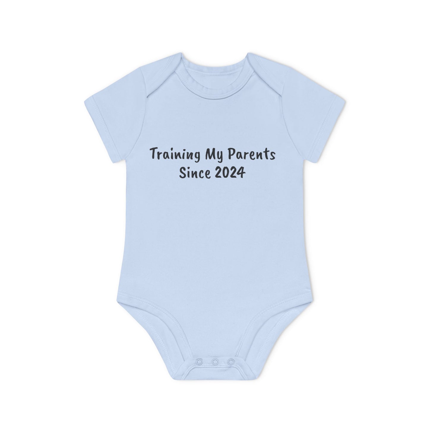 Training My Parents Baby Organic Short Sleeve Bodysuit